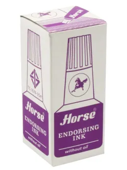 HORSE ENDORSING INK